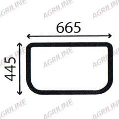 Cab Glass - Sunroof- Green Tint suitable for John Deere tractor