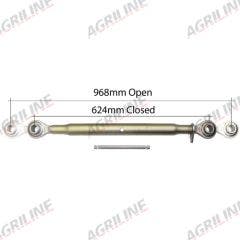 Top Link (Cat. 2/2) with Ball Ends suitable for Ford & Fordson -  