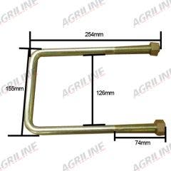 U Bolt Mudguard / Fender - Stay Bracket suitable for Ford & Fordson -  C5NN16N321A