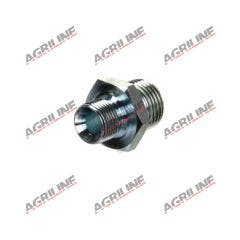 Hydraulic Adaptor 3/8" BSP Male - 1/2" BSP Male