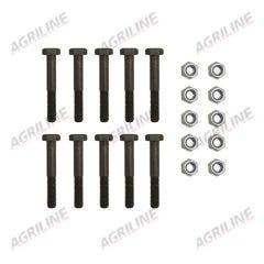 Implement Shear Bolts M10 x 70mm & Nuts (Pack 10)