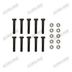 Implement Shear Bolts M8 x 45mm & Nuts (Pack 10)