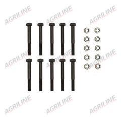 Implement Shear Bolts M8 x 70mm & Nuts (Pack 10)