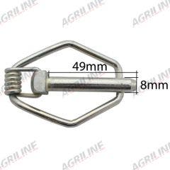Safety Linch Pin: 8mm Ø x 57mm