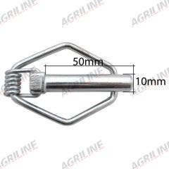 Safety Linch Pin: 10mm Ø x 58mm