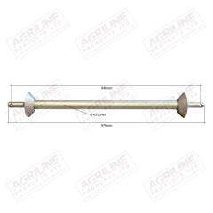 Round Linkage Bar (Cat. 2) with Fixed Cups