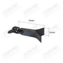 Flail Chain & Blade Assembly  3 Link