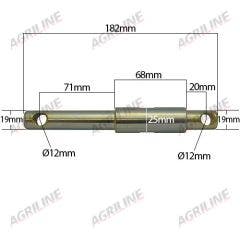 Top Link Pin Dual Cat (Cat. 1/2)