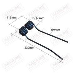 Tedder Tine  Narrow LH (Blue)