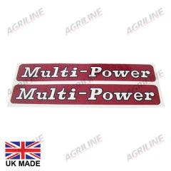 Multi-Power Decal (Pair) - Massey Ferguson