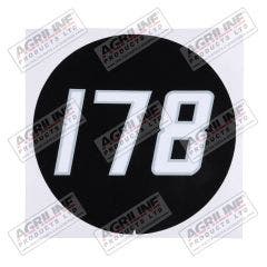 Decal - Massey Ferguson 178 Badge
