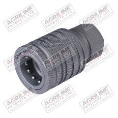 Quick Release Coupling - Female - Body Size 1/2"  suitable for Massey Ferguson -  1610606M4  1680263M1