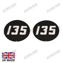 Badge Decal (Pair) - Massey Fergsuon 135