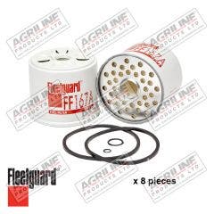 CAV Fuel Filter Fleetguard FF167A - 8 Pack suitable for Fiat -  