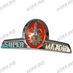 Front Badge Chrome & Orange