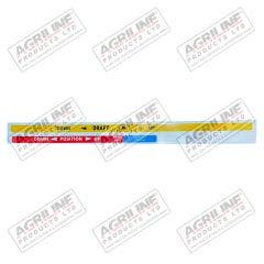 Position Control Sticker - Massey Ferguson