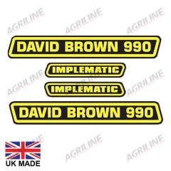 Decal Set - David Brown 990 Implematic