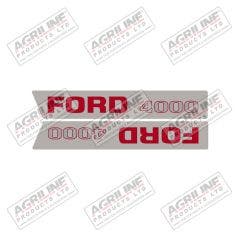 Decal Set - Ford 4000 Pre Force
