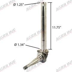 Spindle LH suitable for Ford & Fordson -  81816577  C5NN3106D  C5NN3106R