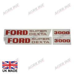 Decal Set - Ford 3000 Super Dexta