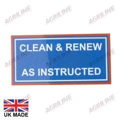 Decal - Clean and Renew - Ferguson