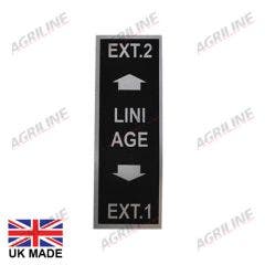 Decal - Three Way Valve - Massey Ferguson