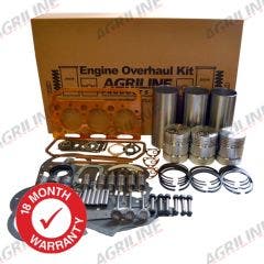 Engine Overhaul Kit- 3 Cylinder Chrome Liners