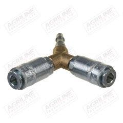 Twin Coupling STD 1/4"