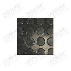 Penny Pattern Floor Matting Black
