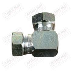  Hydraulic Adaptor 3/8" BSP Female - 3/8" BSP 90 Compact Fem