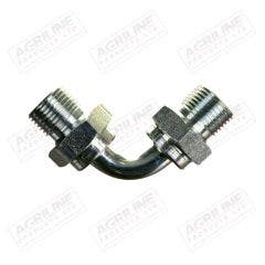 Hydraulic Adaptor 3/8" BSP Male - 3/8" BSP 90 Swept Male