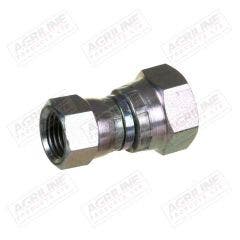 Hydraulic Adaptor 3/8" BSP Female - 9/16" JIC Female