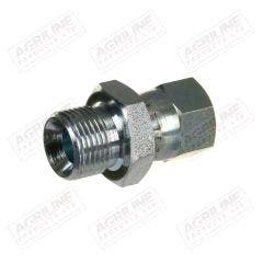 Hydraulic Adaptor 3/8" BSP Male - 9/16" JIC Female