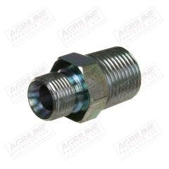 Hydraulic Adaptor 3/8" BSP Male-1/2" BSPT Male