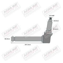 Spindle LH/RH - 3125872R91 suitable for Case International -  3125872R91