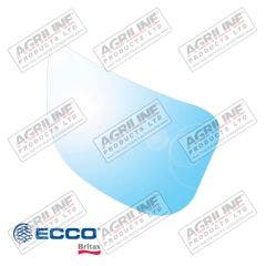 Replacement Mirror Glass - Heated - Lower - 47589080 suitable for New Holland -  47589080