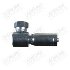 3/8" Hose Fitting- BSP 90° Compact Female, 3/8" BSP