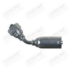 1/4" Hose Fitting- Metric 135° Swept Female, 14mm