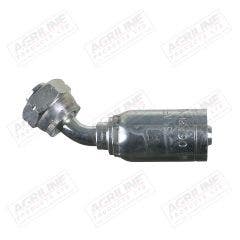 3/8" Hose Fitting- Metric 135° Swept Female, 18mm