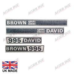 Decal Set - David Brown 995 Black