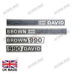 Decal Set - David Brown 990 Black