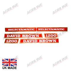 Decal Set - David Brown 1200 SELECTAMATIC