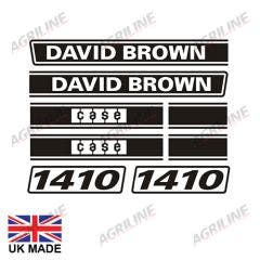 Decal Set - David Brown 1410 Black