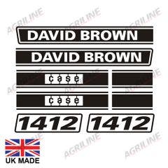 Decal Set - David Brown 1412 Black