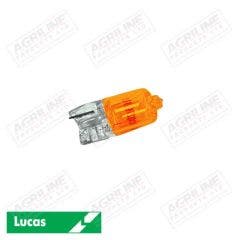 Bulb 12V 5W W2.1 X 9.5D T10 Amber- Single