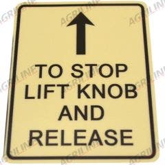 Decal- Stop Control