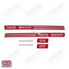 Decal Set - David Brown 1210 Red