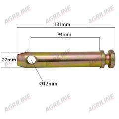 Lower Link Implement Mounting Pin (Cat. 1)