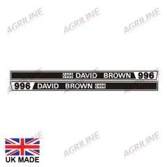 Decal Set - David Brown 996 Black