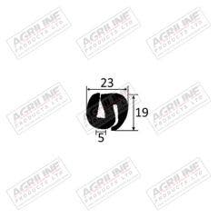 S' Type Glazing Rubber (5m Roll)